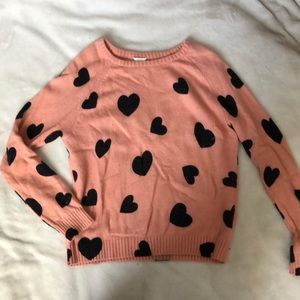 Heart Design Sweater